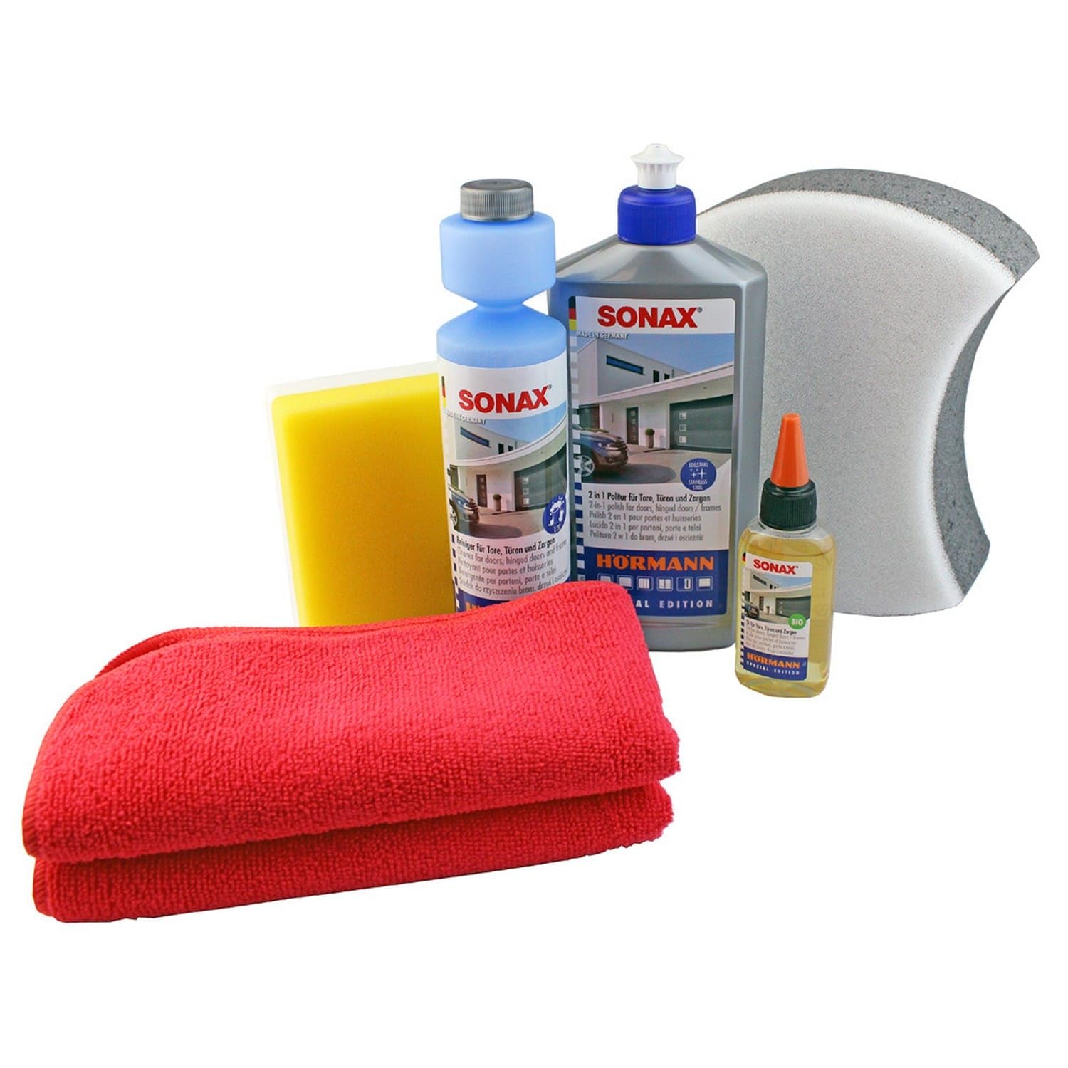 Hörmann Sonax 4020356 7-Piece Cleaning and Maintenance Kit (500 ml