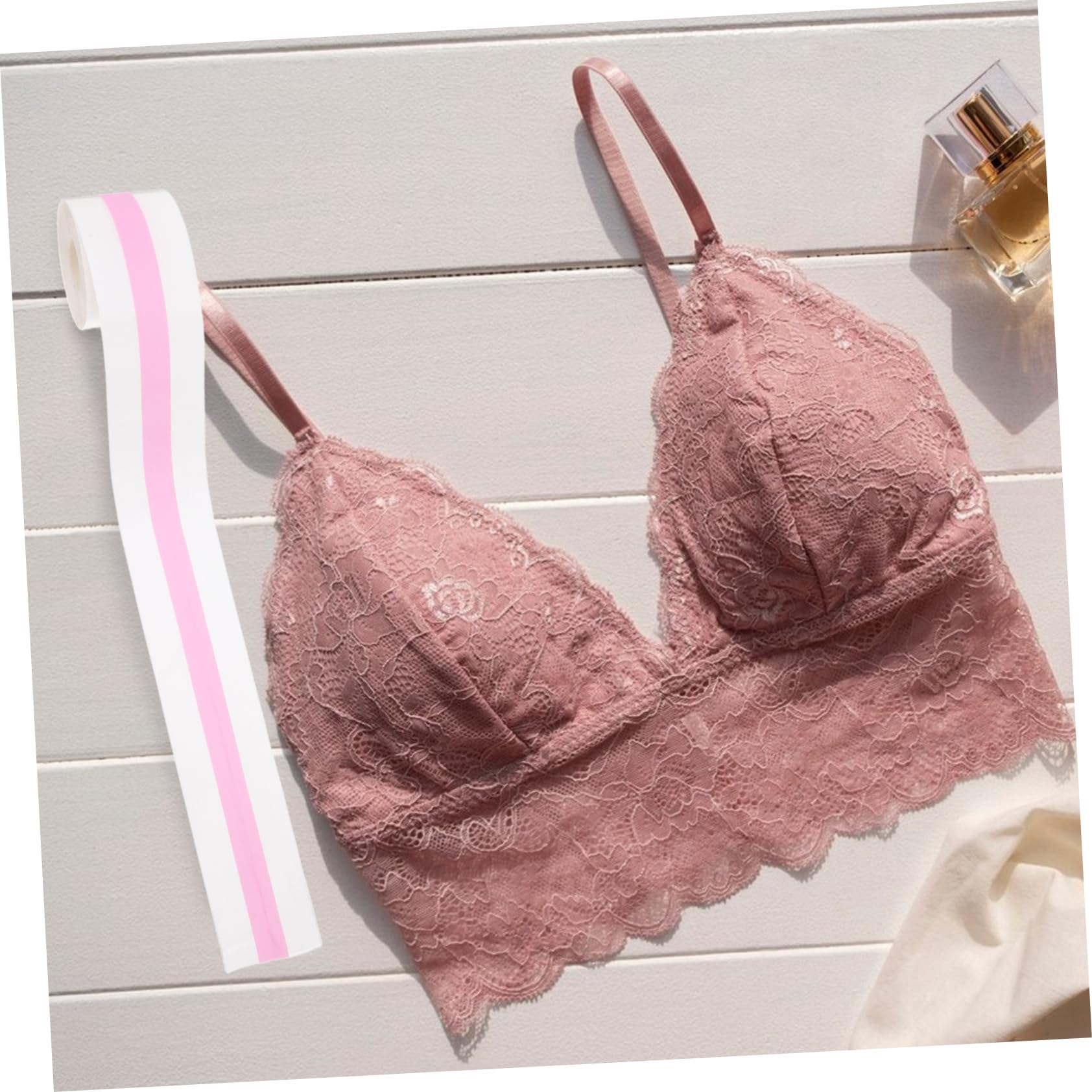 Beavorty 4 Pegatinas de Cubrir mujer invisible clasificado cinta transparente para el cinta de levantamiento de