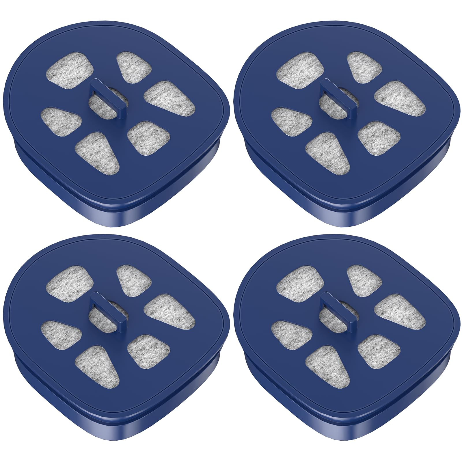 Lot de 4 filtres à charbon de rechange avancés compatibles avec les pichets filtrés à eau LARQ PureVis et LARQ, utilisation totale de 8 mois