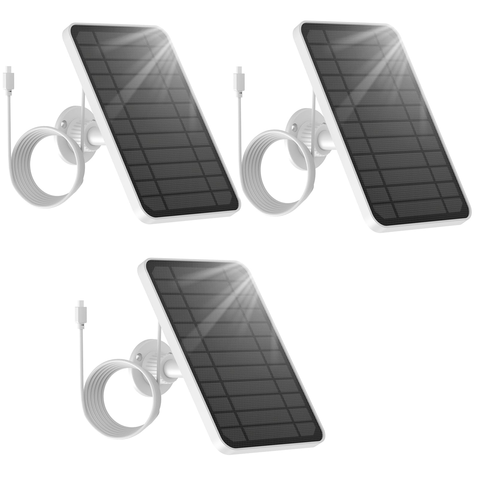 Panneau solaire pour Eufy Cam 2C : évitez les pannes de batterie avec ce chargeur 5V