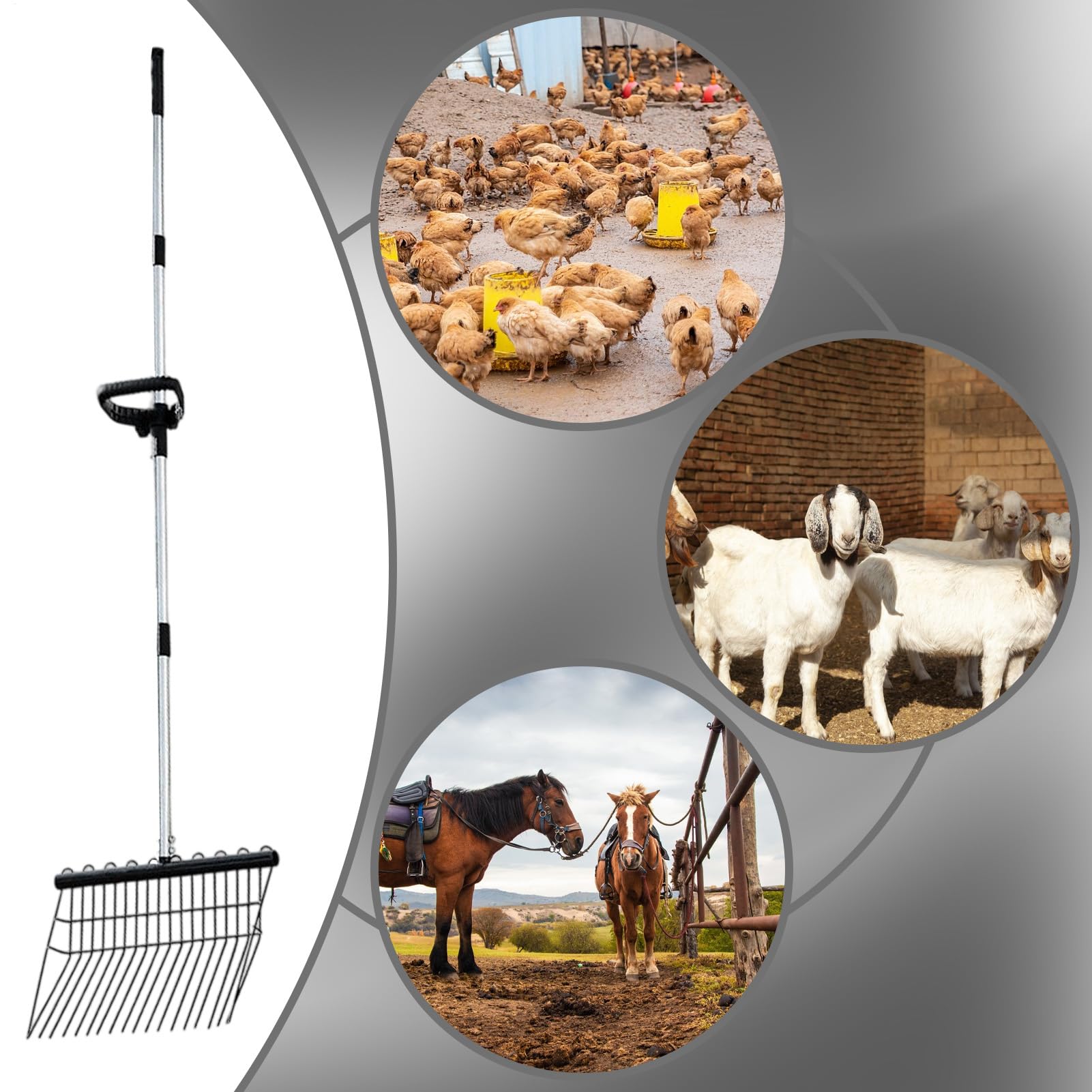Wytrzymałe Ogrodowe Regulowane Ergonomiczne Narzędzie Do Z Chwytakiem