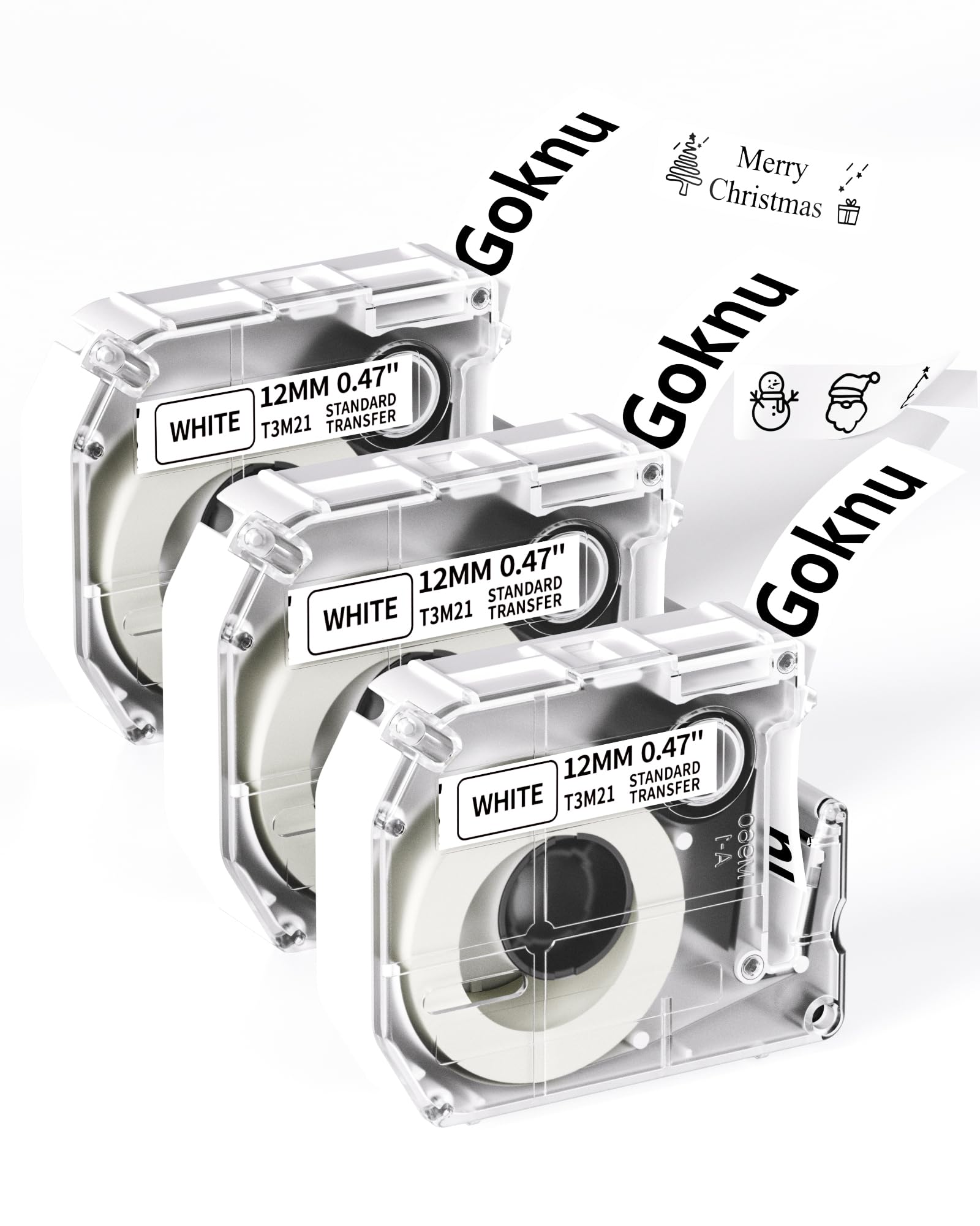 Acmerota Label Tape Voor Brother P-Touch M-K121 M-K221 M-K421 M-K521 M-K621 M-K721 M Tape 9mm 8mm Voor PTouch Label Maker PT-45M PT-45 PT-BB4 PT-55 PT-55BM PT-55S PT-65 PT-65SB PT-65SCCP PT-65SL - View #11