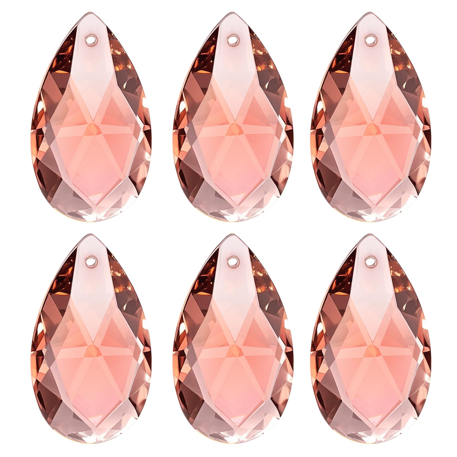 Prisme de cristal K9 rouge 38mm pour réparer un lustre ancien et sublimer la lumière