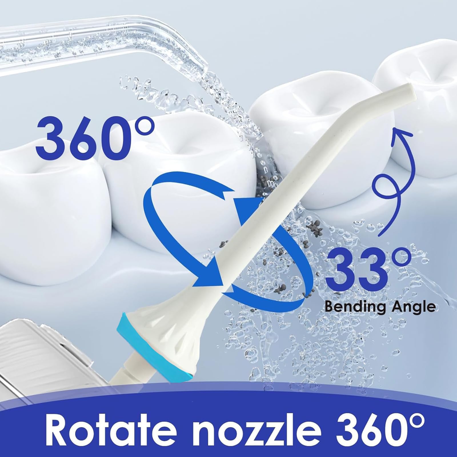 Ugelli di Ricambio per Sciaccatori Dentali,Classico Irrigatori Orali Accessori,Accessori Dentario Acqua Idropulsore Ugello Compatibili per Maggior Parte Modelli