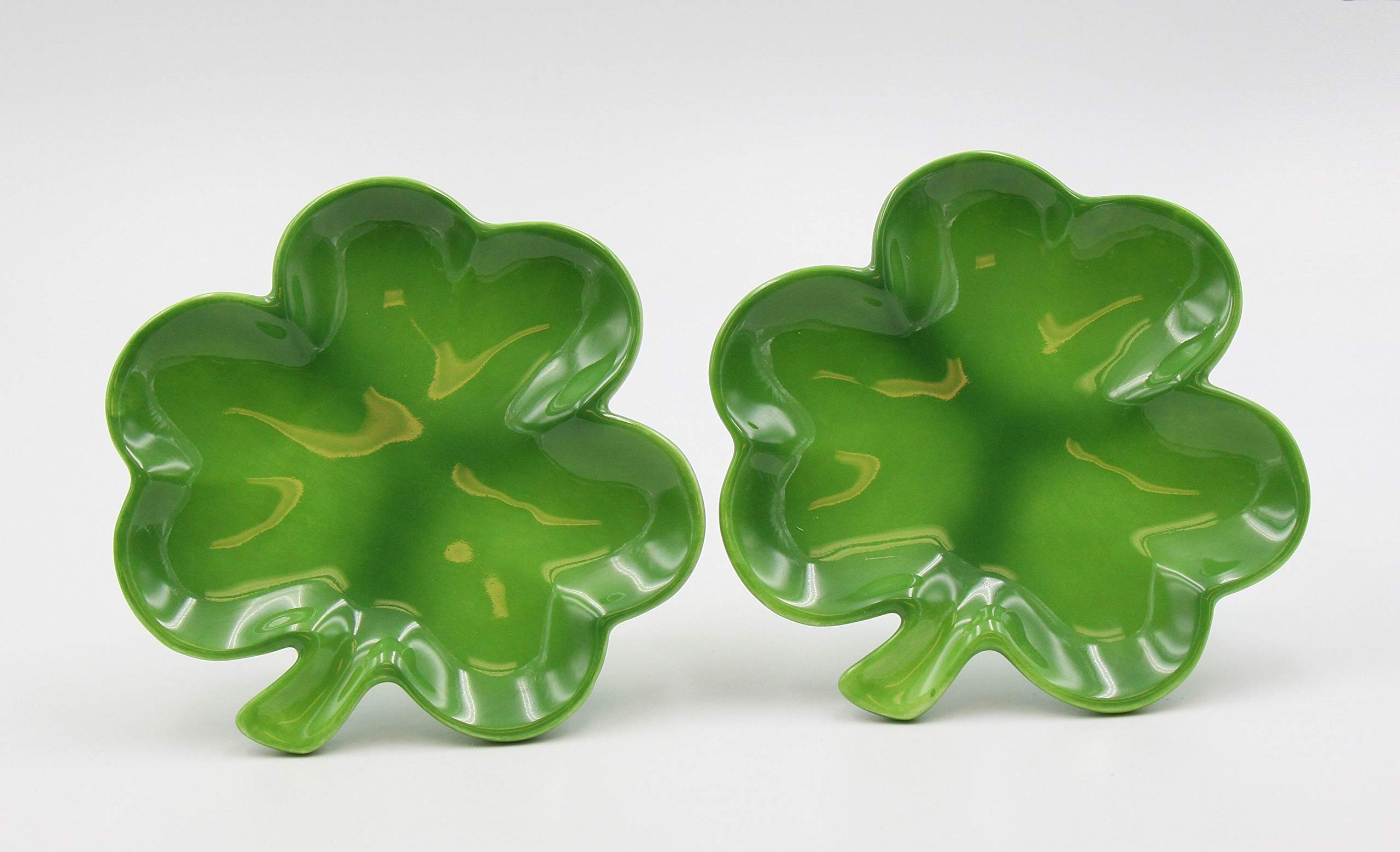 Amazon.com | Cosmos Gifts Fine Ceramic Shamrock Clover Candy Dish
