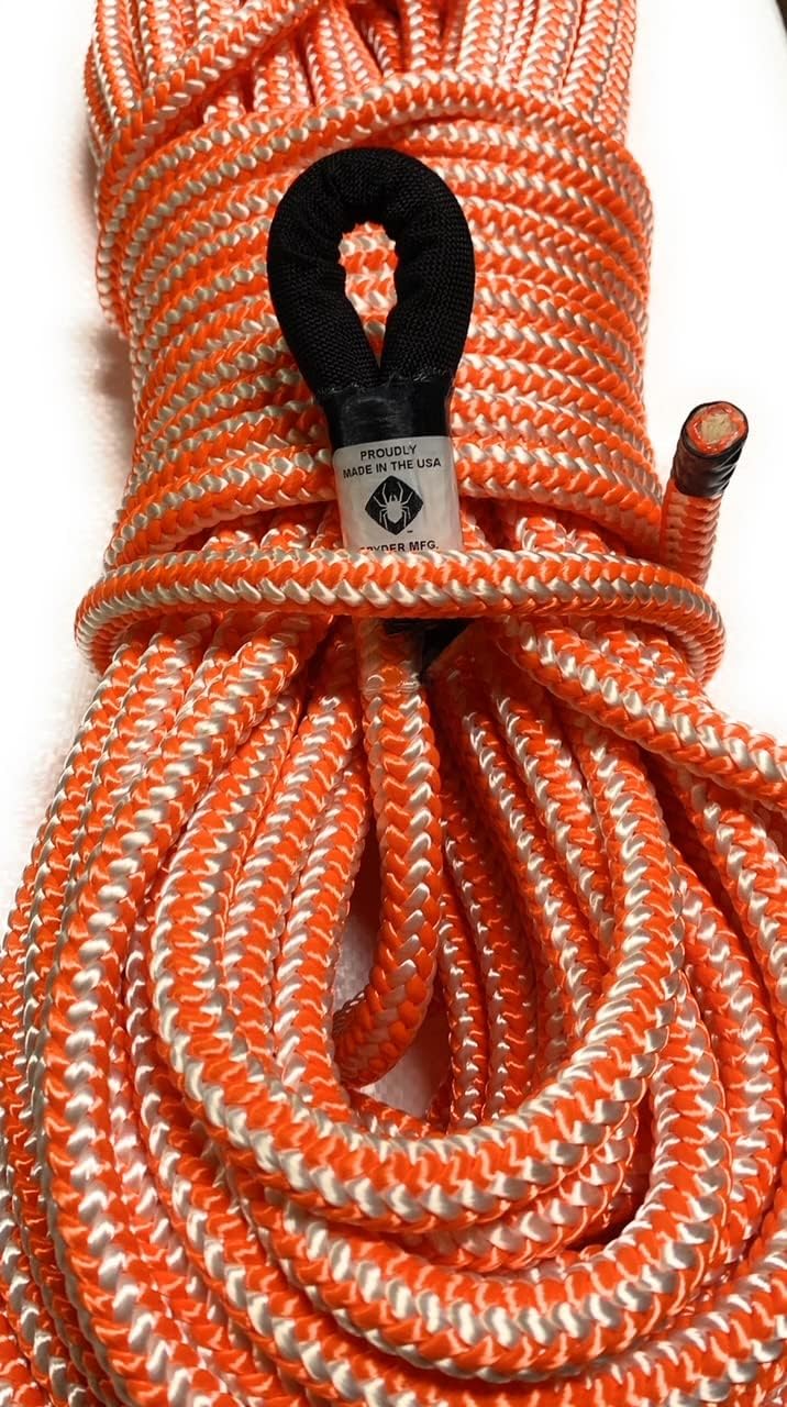 Climbing Rope - CLIMBING ROPE ORANGE/WHITE