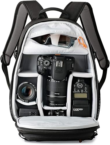 Miniatura 4 de Lowepro Tahoe BP 150, Bolsa para Cámara, Mochila Compacta y Ligera para Cámaras, CSC, DJI Spark Drone, Negro, 27.5 x 21.7 x 40.3 cm, Mediano