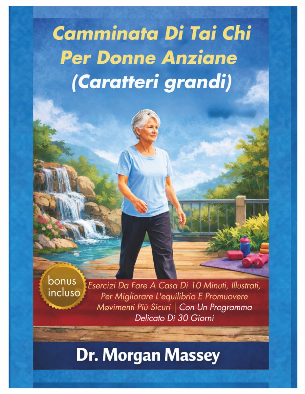 Camminata Di Tai Chi Per Donne Anziane (Caratteri grandi): Esercizi Da Fare A Casa Di 10 Minuti, Illustrati, Per Migliorare L'equilibrio E Promuovere ... Sicuri|Con Un Programma Delicato Di 30 Giorni