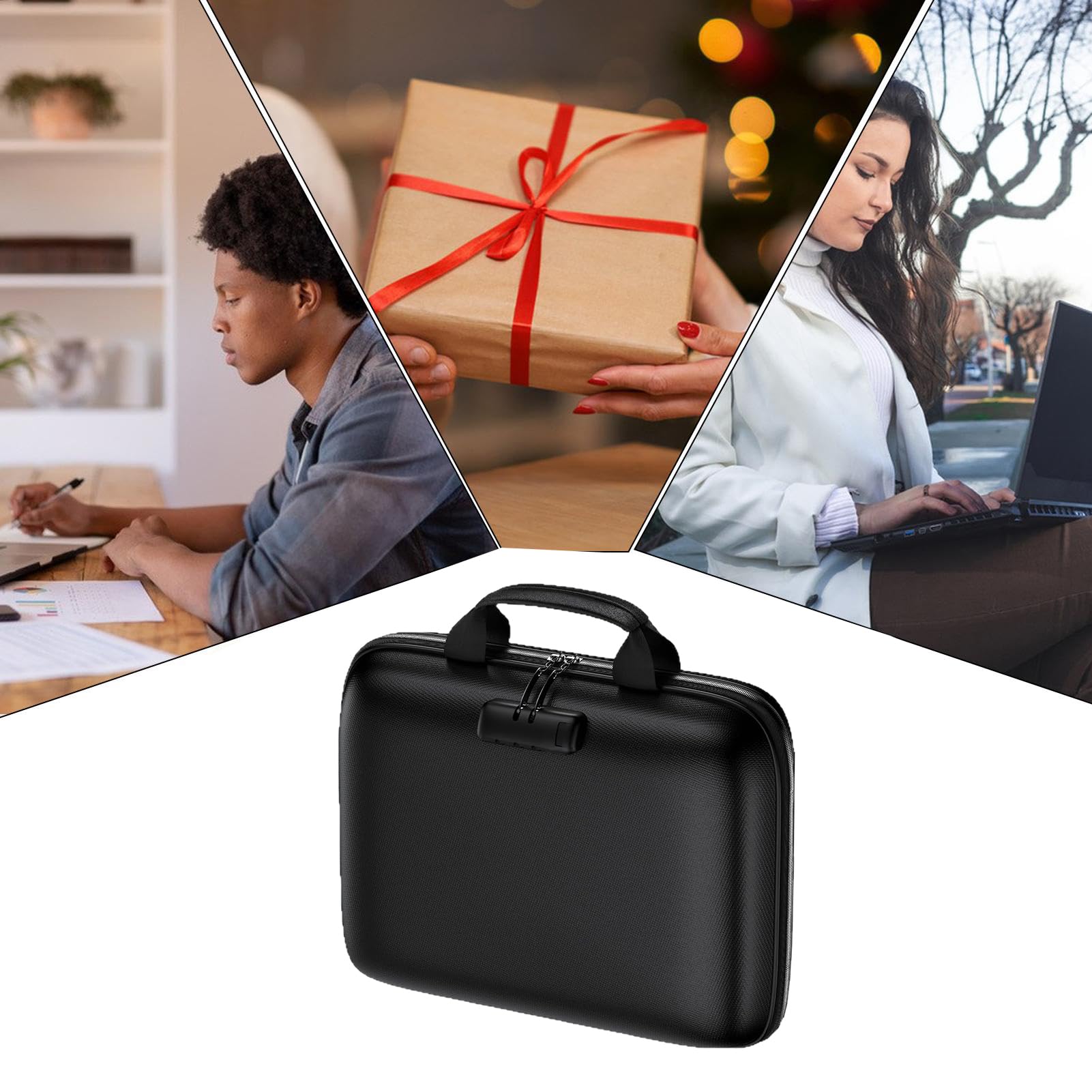 Bolsa Ignífuga para Documentos Organizadora con Cremallera y Múltiples | Protectora con Cierre Para Objetos De , Documentos Importantes, Pasaportes, Tarjetas Y Baterías