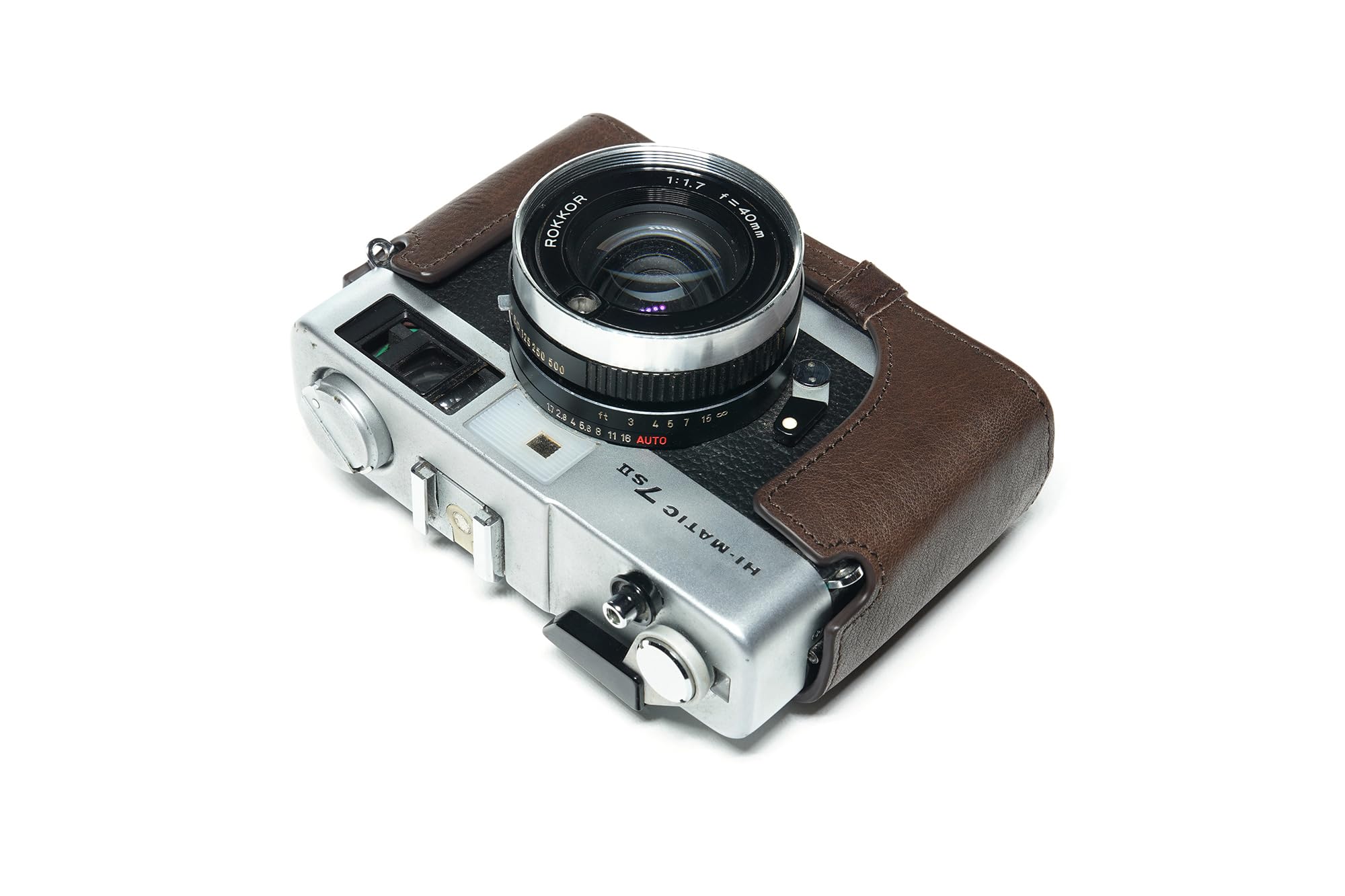 【下52】Minolta Hi-Matic 7s レザーケース付き Amazon | TP Original Minolta Hi-Matic 7Sii 専用 ブルタイプ 本革