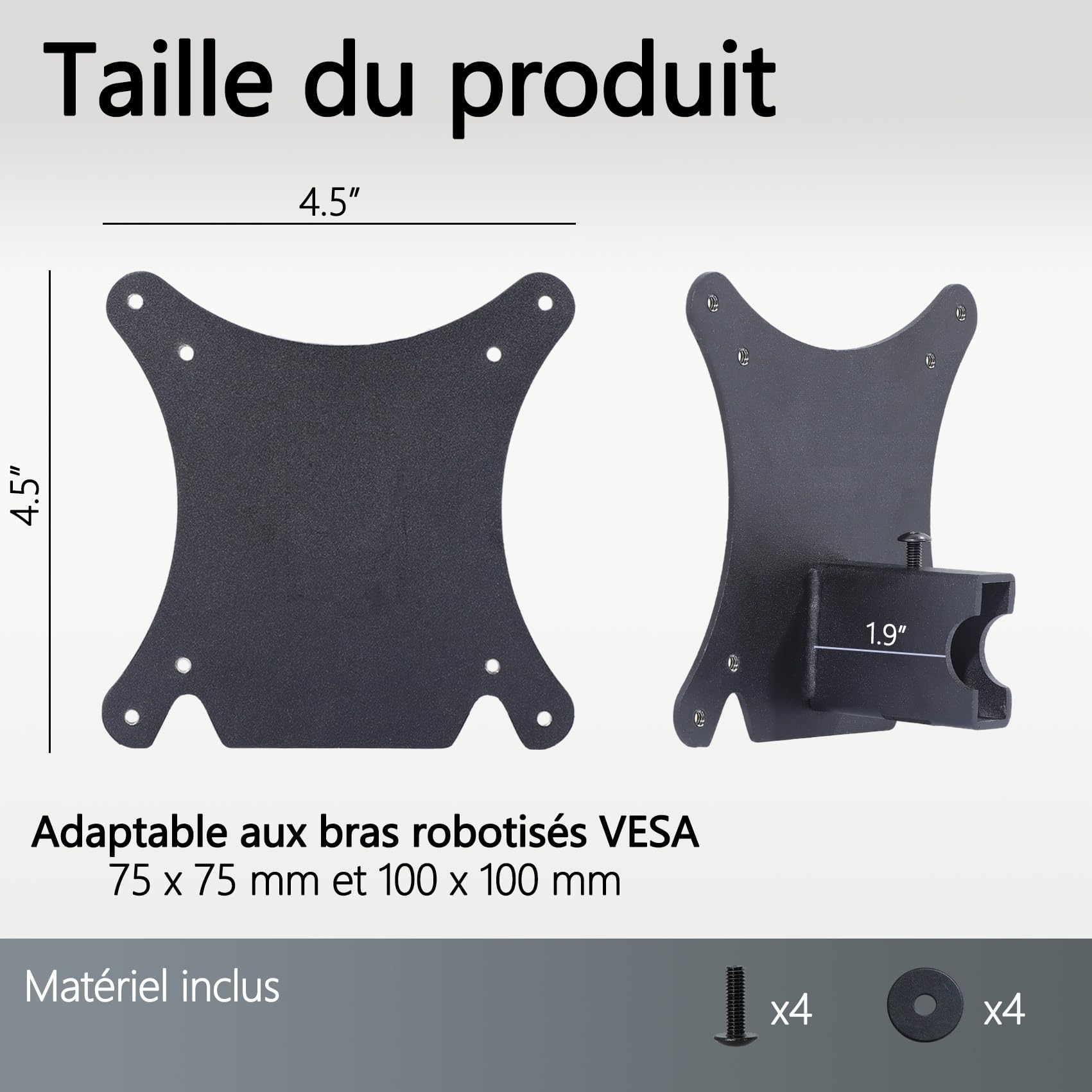 Adaptateur VESA M22f Compatible HP Série M Série 5 Moniteurs