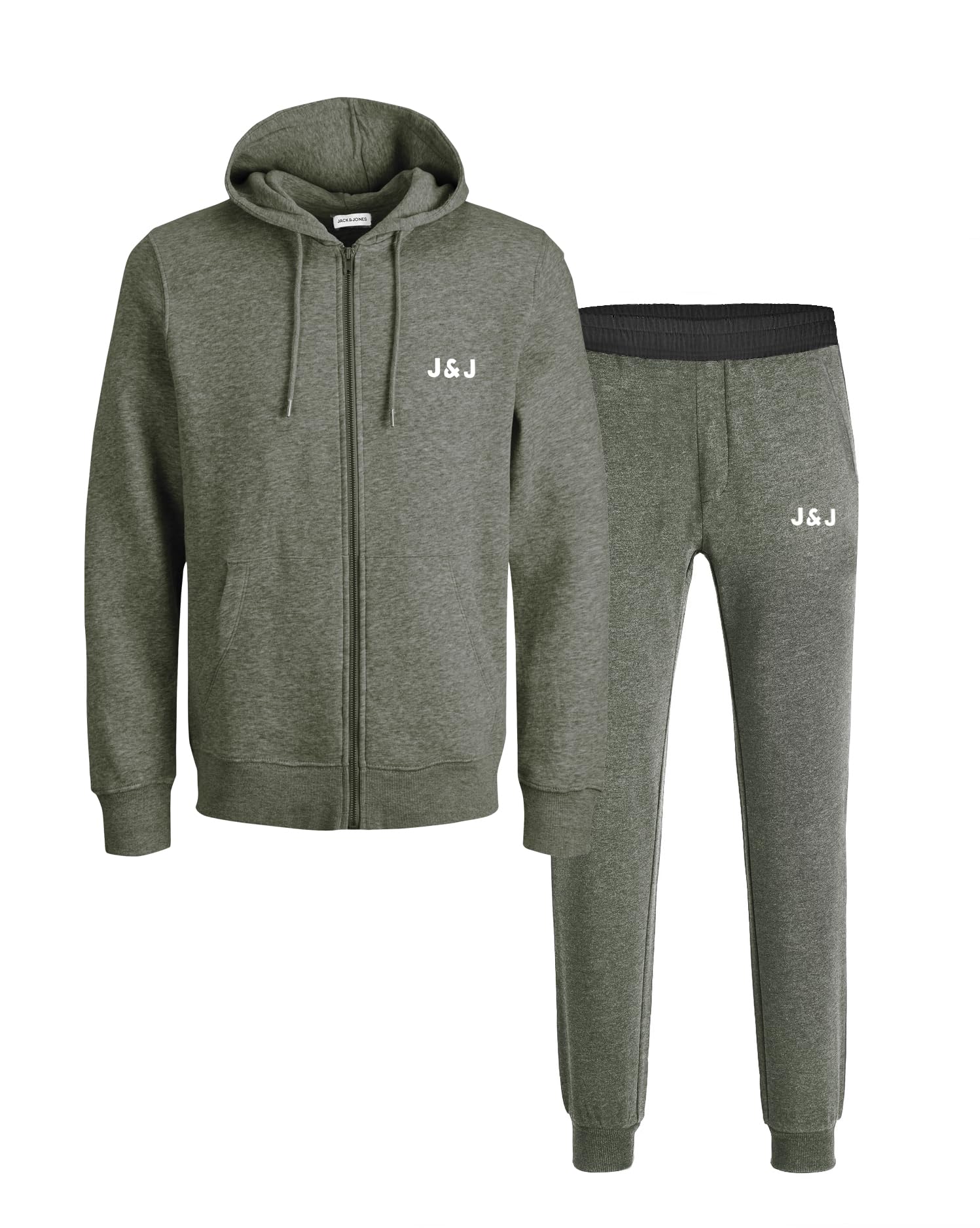 JACK & JONES Set Jaclounge da uomo, Verde (Rosin), L