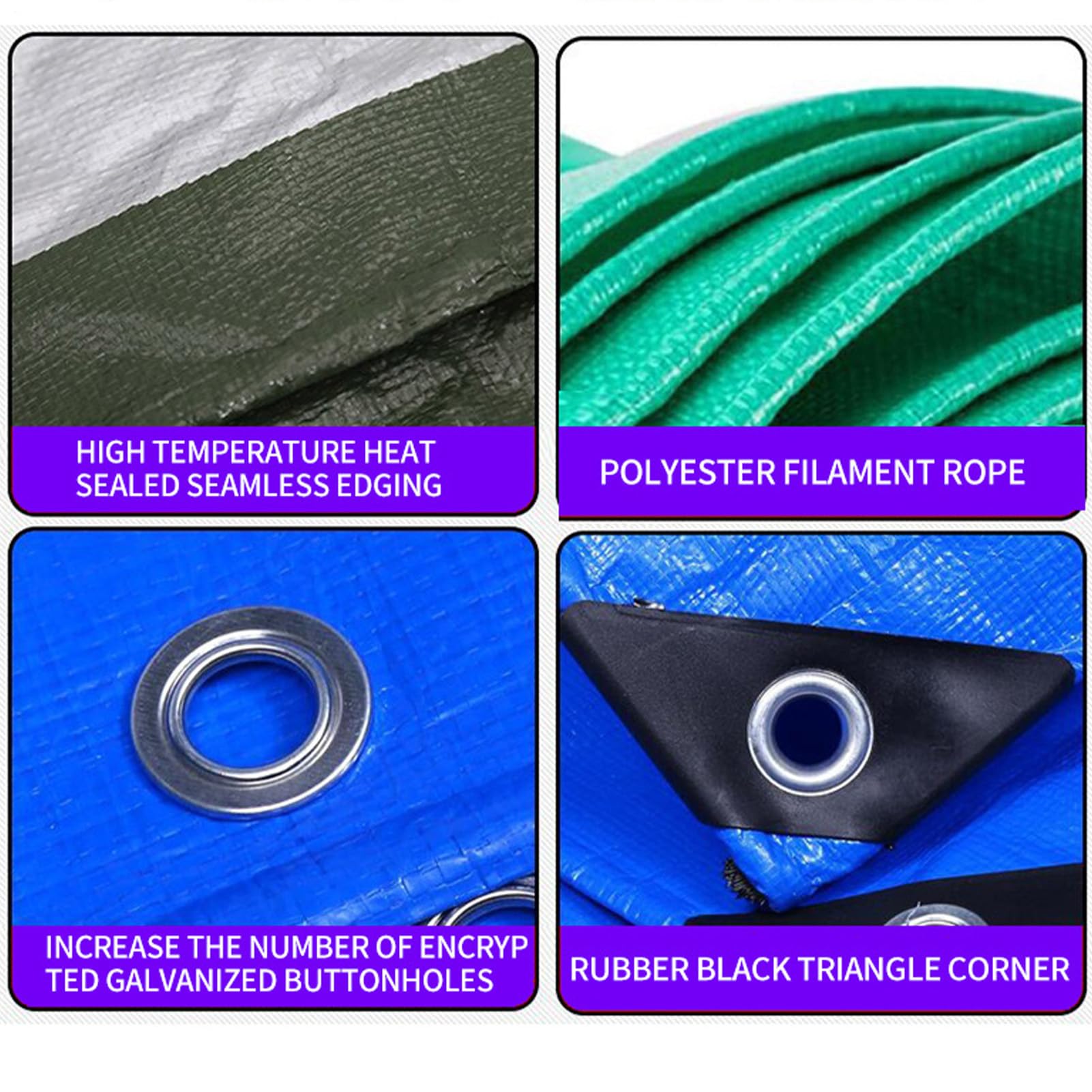 Tapis De Protection pour Liner Piscine Tapis Réversible Résistant