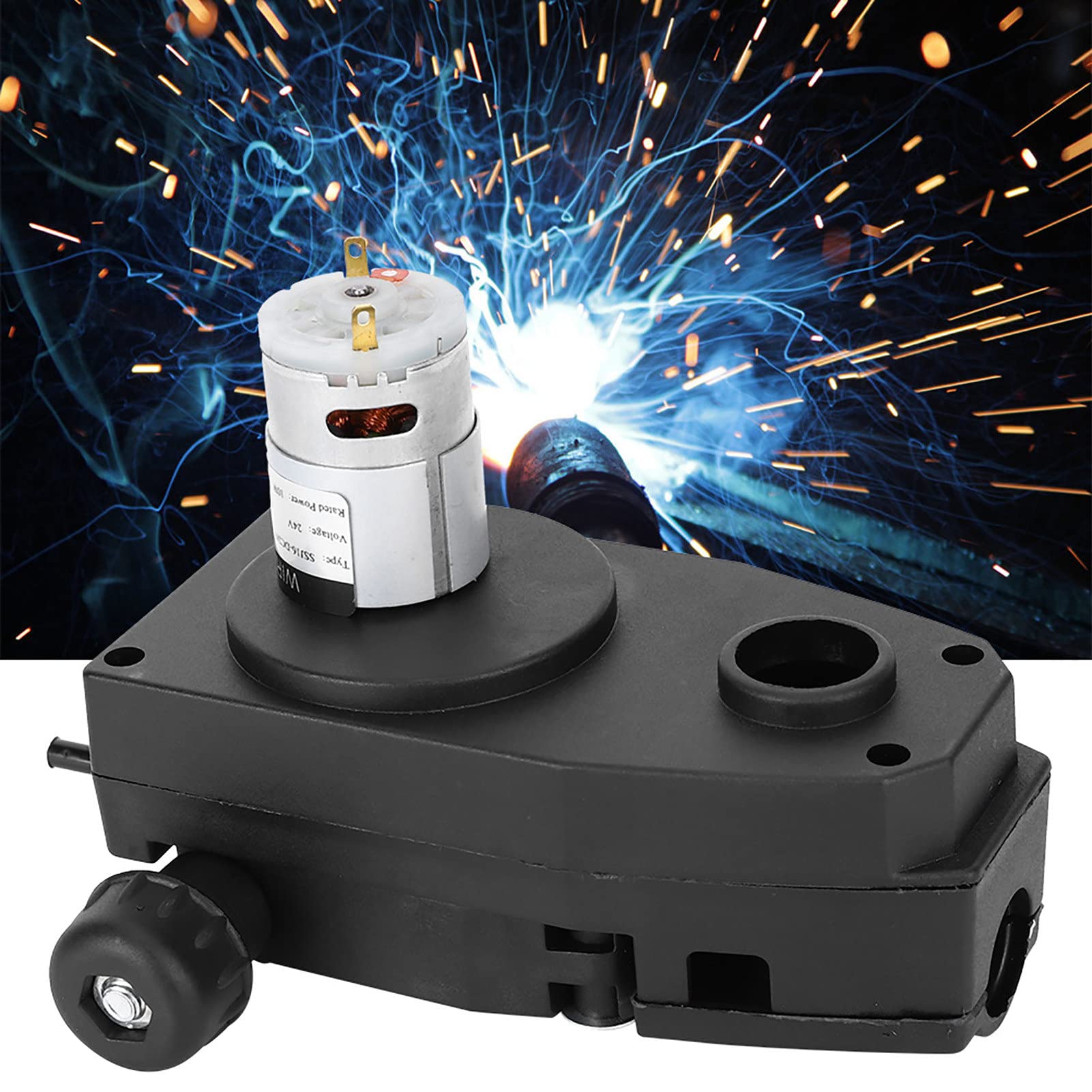 DC 24V 15W Mig Soldador Roll Motor de alimentación de alambre 0.024-0.039 in Máquina alimentadora de alambre de soldadura Máquina de alimentación de alambre de flujo de soldadura Alimentación 5