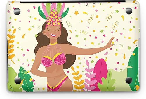 Miniatura 3 de Sticker Master Vinilo adhesivo de vinilo para portátil de 13, 14, 15 pulgadas, diseño de fondo de carnaval brasileño para MacBook Asus Acer Hp