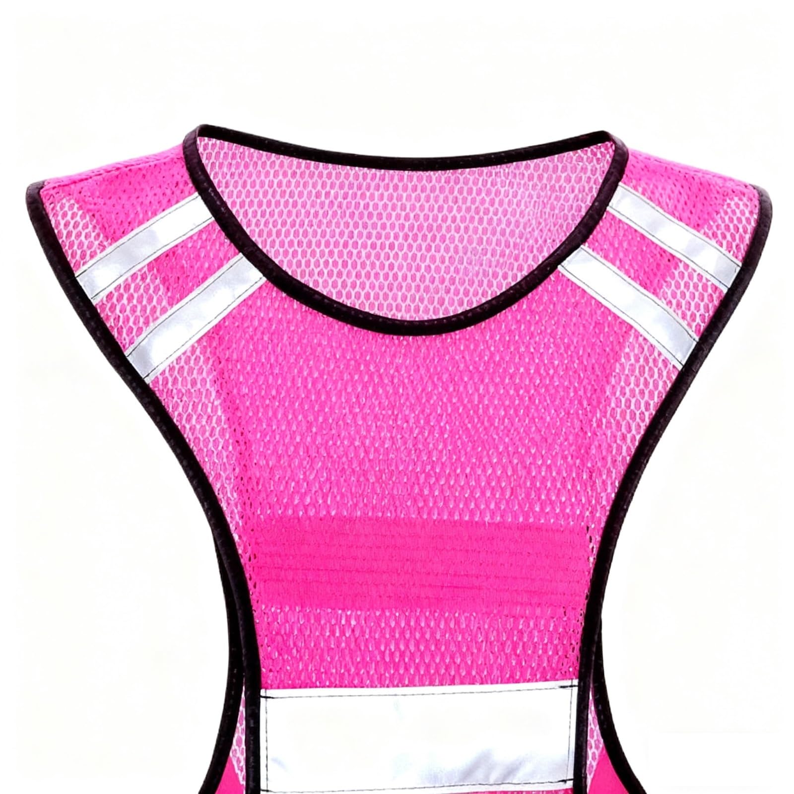 Odblaskowa Kamizelka Odblaskowa Do Biegania Nocą Na Świeżym Powietrzu, Oddychająca, Bezpieczna Kamizelka(Pink)