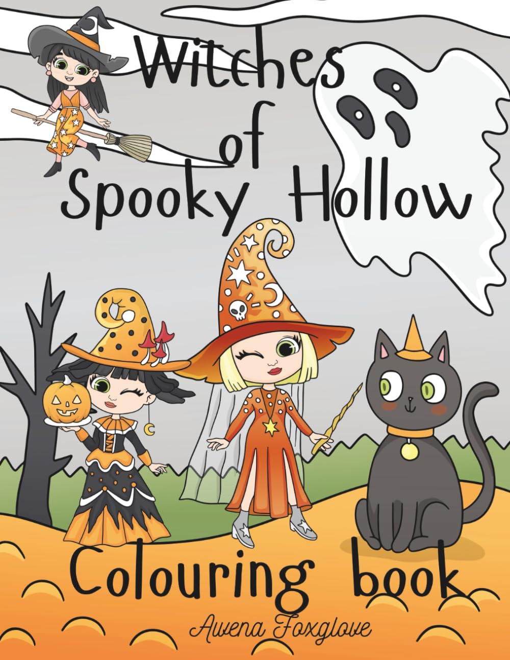 Witches of Spooky Hollow: Colouring book