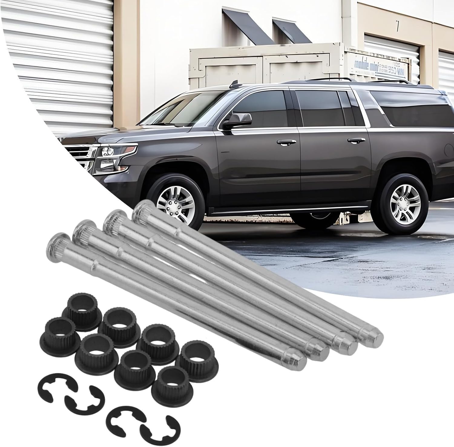 Engineered Precision Door Hinge Pin Bushing Kit Compatible With For Chevy For GMC Fullsize Models From '88 To '02, Complete Repair Solution