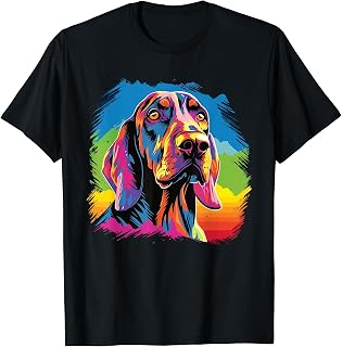 Watercolor Colorful Bavarian Mountain Scent Hound T-Shirt