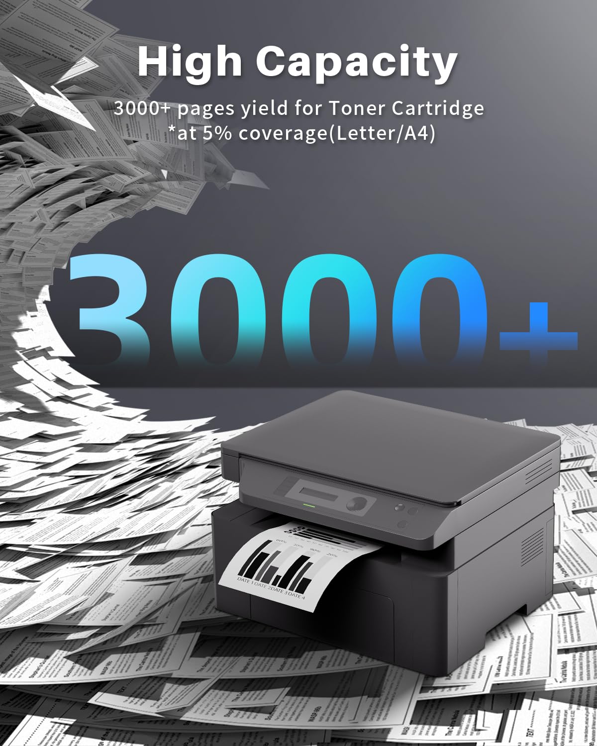 INK4U TN247 TN-247 Cartucce di Toner Compatibile per Brother TN247 TN 243 Compatibile per DCP-L3550CDW MFC-L3770CDW MFC-L3750CDW MFC-L3710CW MFC-L3730CDN HL-L3210CW HL-L3230CDW (Nero, 1-Pack)