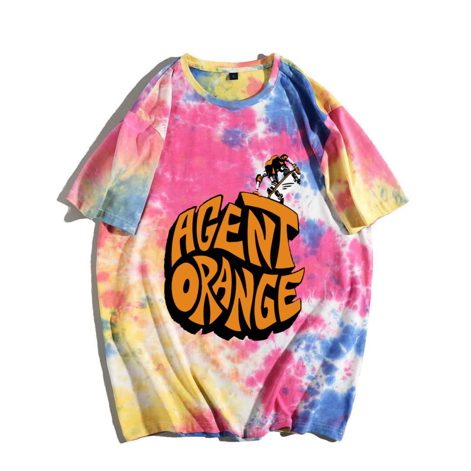 Amazon.co.jp: Tシャツ 絞り染め 半袖 夏服 エージェント オレンジ
