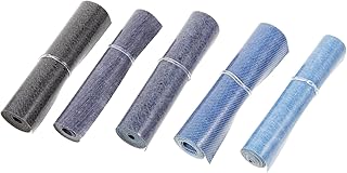 VILLCASE 1 Conjunto De Ferro No Remendo Kit De Remendo De Reparo De Jeans De Tecido De Fibra De Dentro Do Kit De Remendo De Reparo De Jeans De Dentro De Remendos De Tecido De Fibra Para