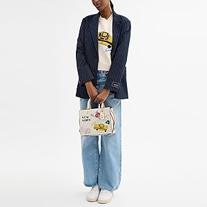Coach Rogue Bag 25 with Sketch Print, B4/Chalk Multi