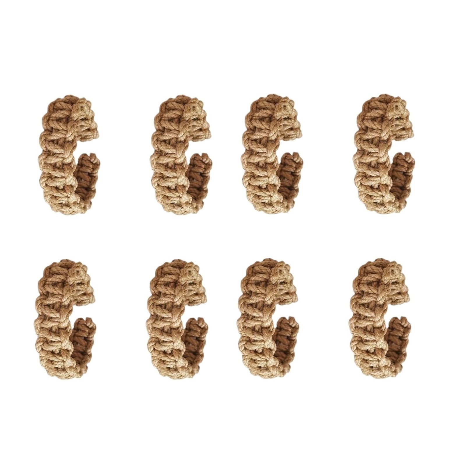 UALXPAO Jute Rope Curtain Tieback 8PCS Curtain Tiebacks