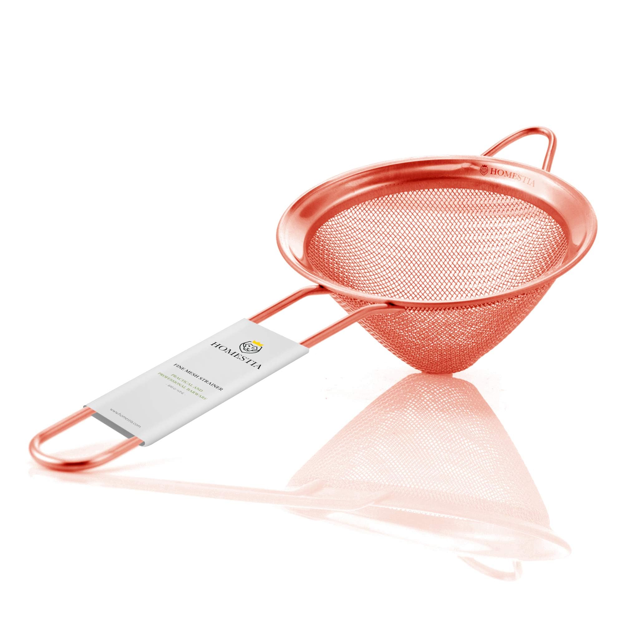 Homestia 304 Stainless Steel Fine Mesh Strainer, Sieve Sifter For Tea, Rose