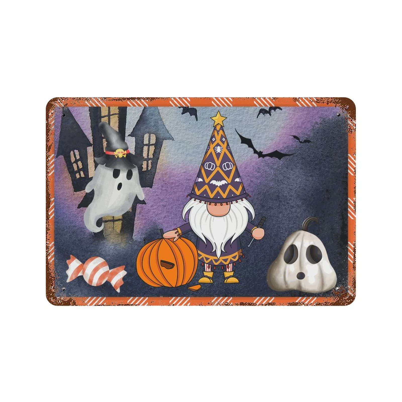 Panneau Halloween aluminium anti-rouille pour résoudre vos décors éphémères