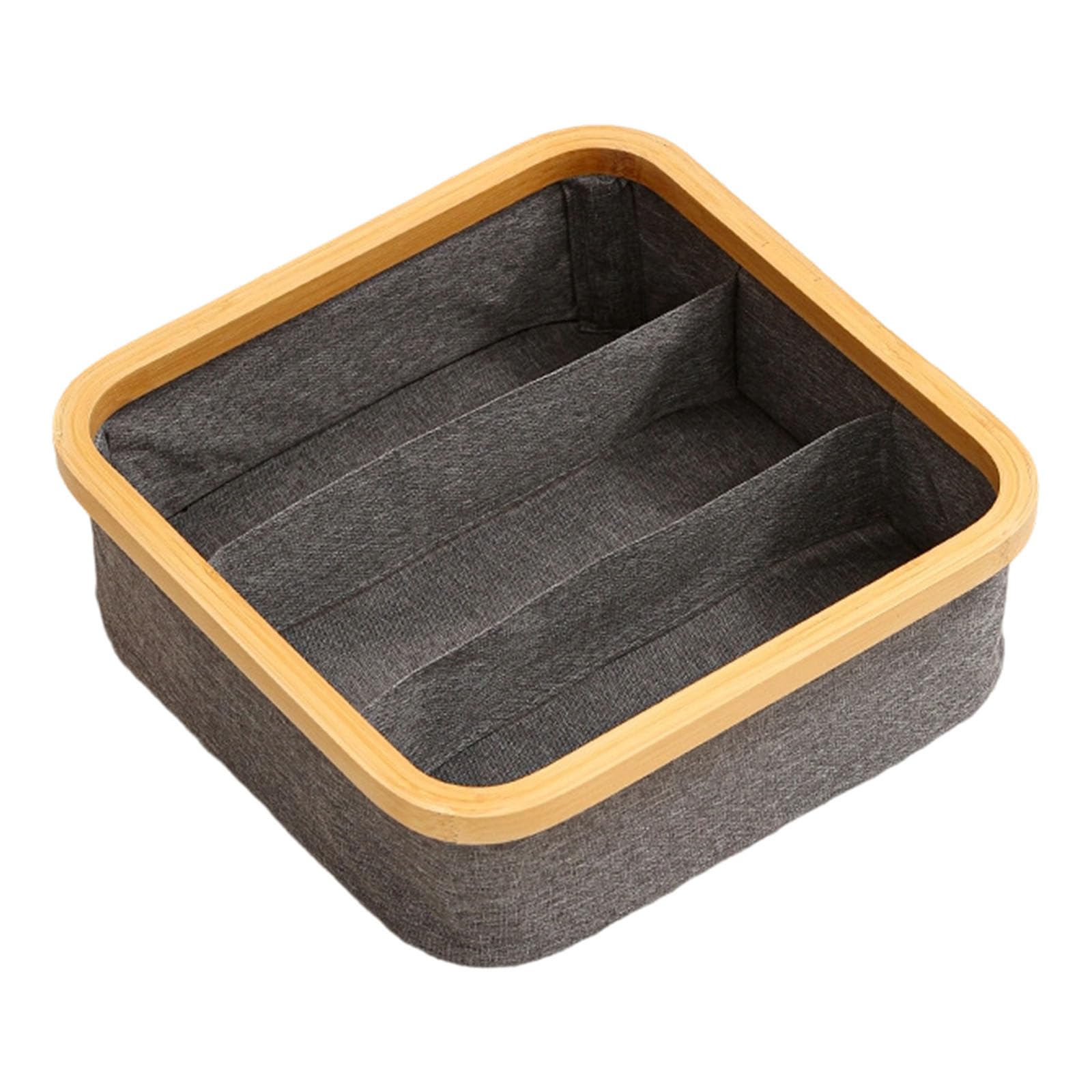 Klynovalu Organizers Basket Multiple Compartment Storage Solution for Underwear Socks Bedroom Bathroom Accessories Storage Basket
