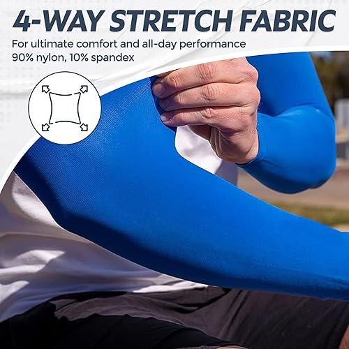 Miniatura 7 de KUHNMARVIN Women Compression Arm Sleeves for men to Cover Arms Tattoo Cover-Up Volleyball Sleeve Softball Pickleball