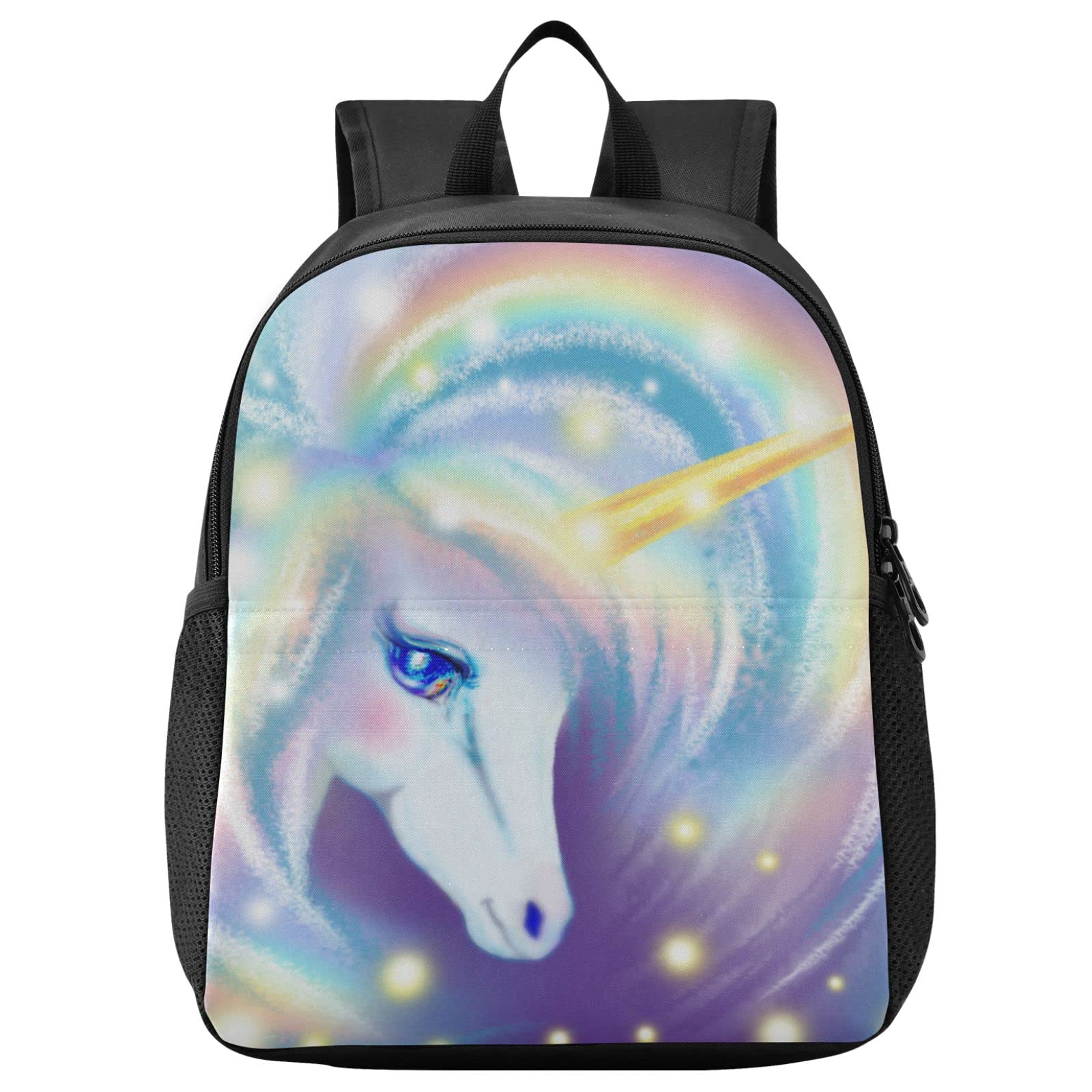 Naanle Kids Backpack for Girls Boys Magical Rainbow Unicorn Backpacks Toddler Travel Bag Baby Rucksack for Preschool