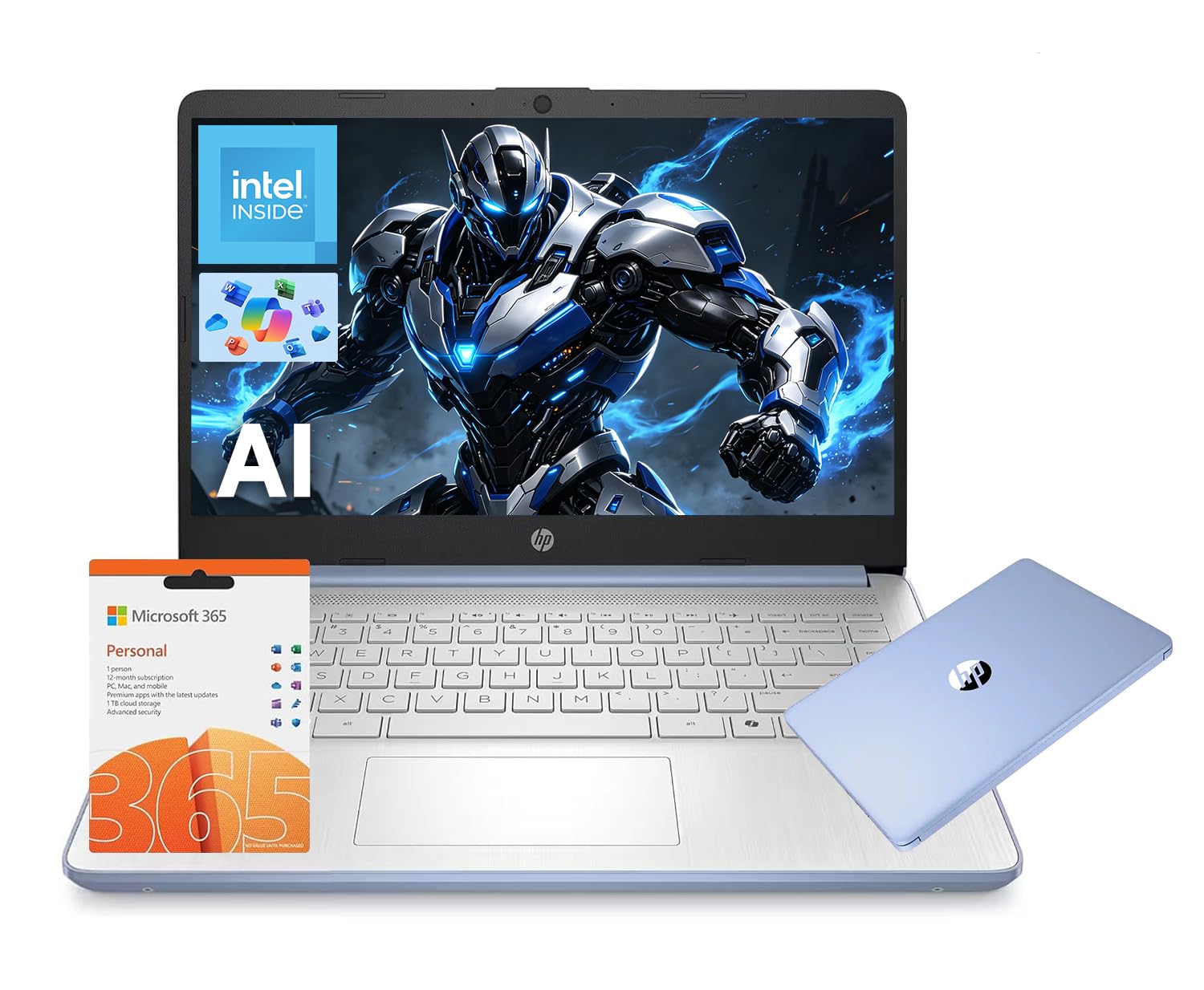 14" AI Laptop | 2026-2027 Edition High Performance N150 4GB RAM 128GB UFS