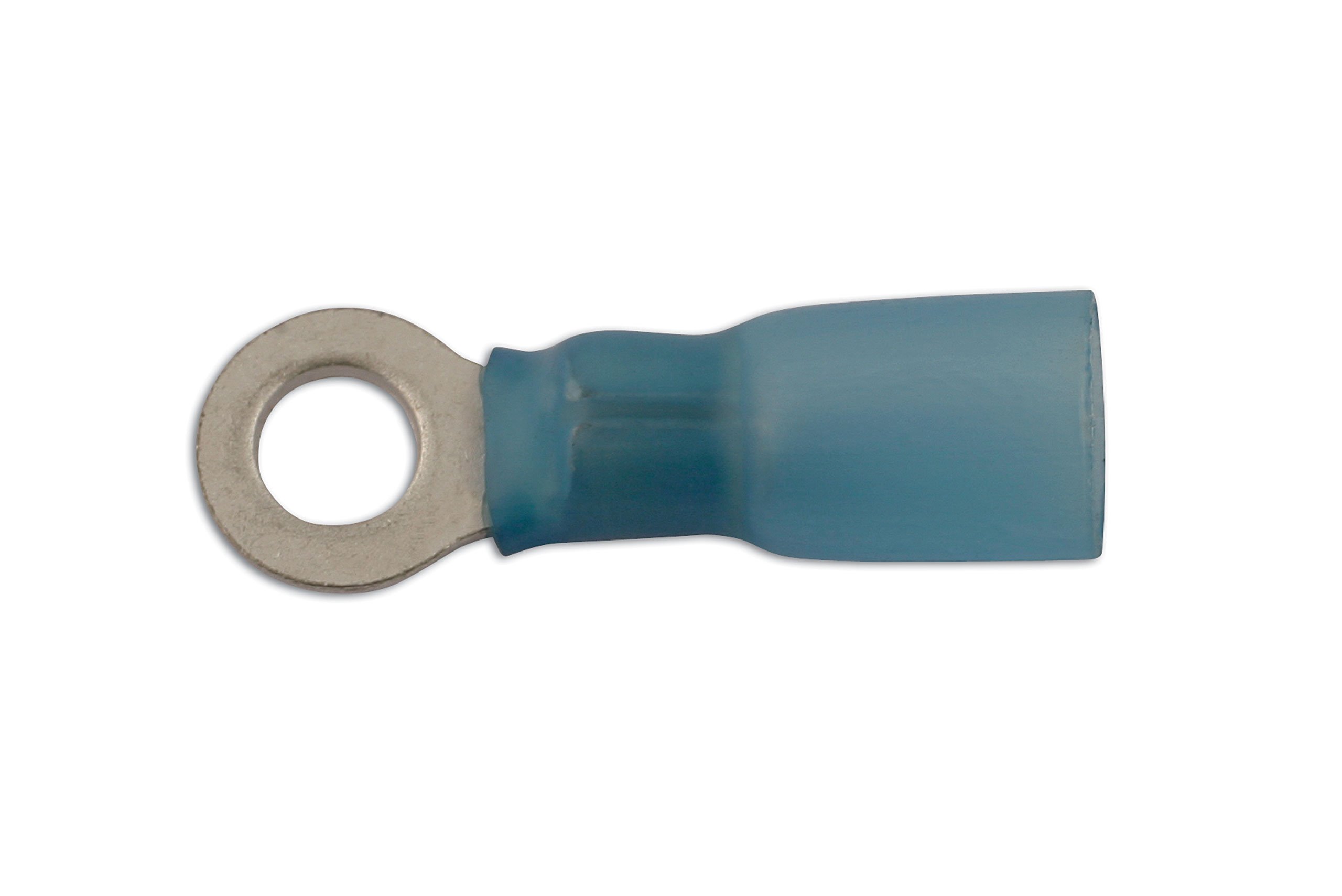 CONNECT 30201 Blue Heat Shrink Ring Terminal 5.0mm 25Pcs Waterproof Crimp Seal