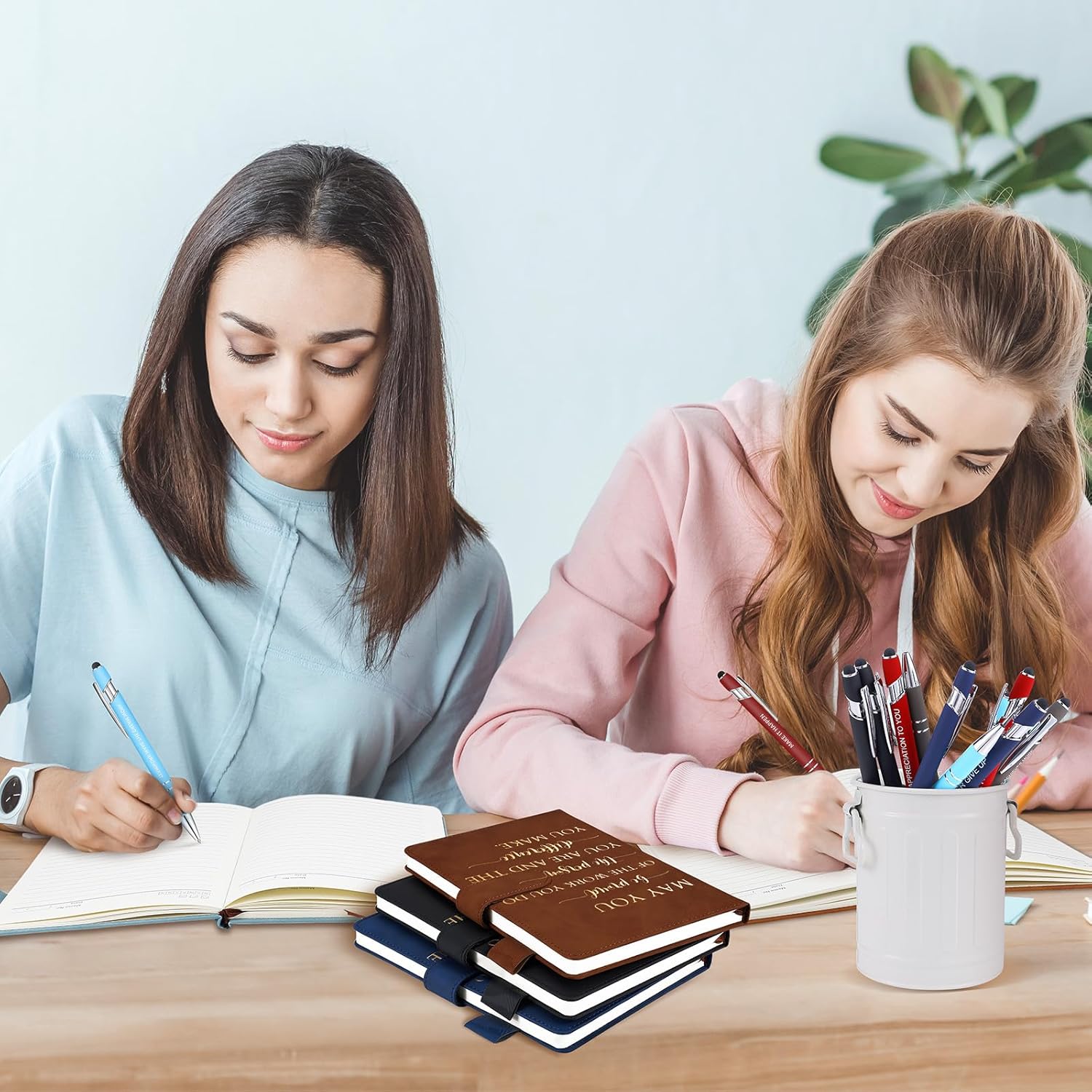 Booson 20 Pcs Employee Appreciation Gifts Bulk Thank You Leather Journals Inspirational Ballpoint Pens Motivational Notebooks for Team Nurses Volunteers Retirement Coworker Leaving Gifts (Classic) - Image 7