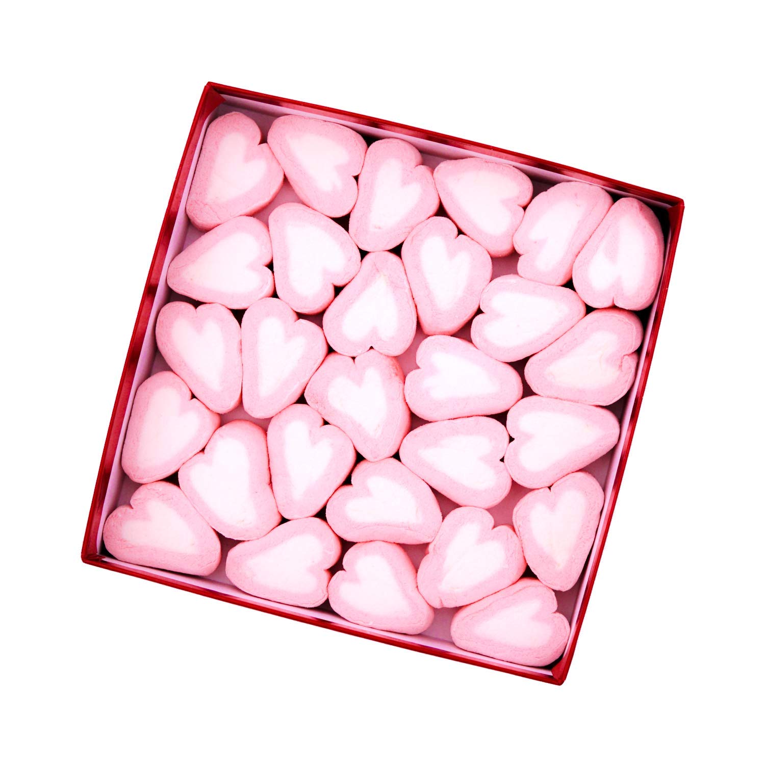 Regalo Original. Golosinas con Formas de Corazones en una Elegante Caja para Regalar.