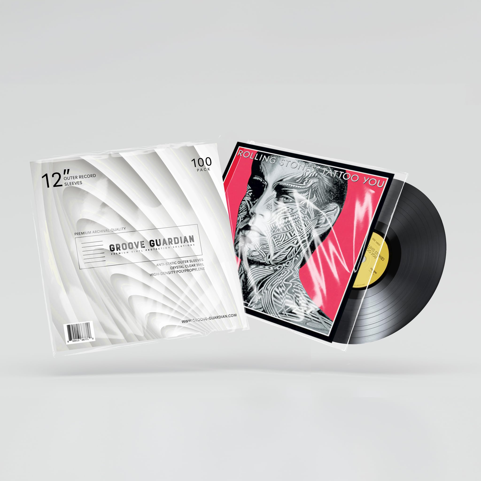 GROOVE GUARDIAN Premium Ultra-Clear 12