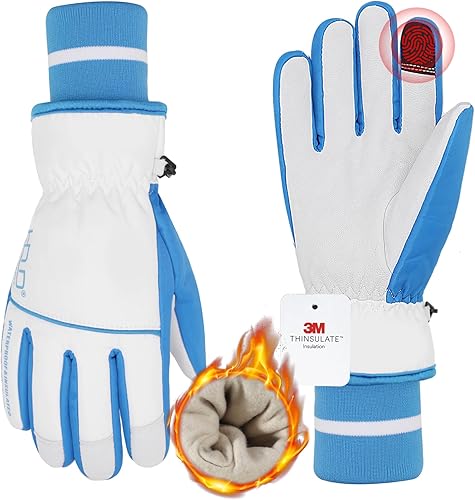 Vista 19 de HANDLANDY Winter Work Gloves, 3M Thinsulate Waterproof Insulated Glove for Men Women