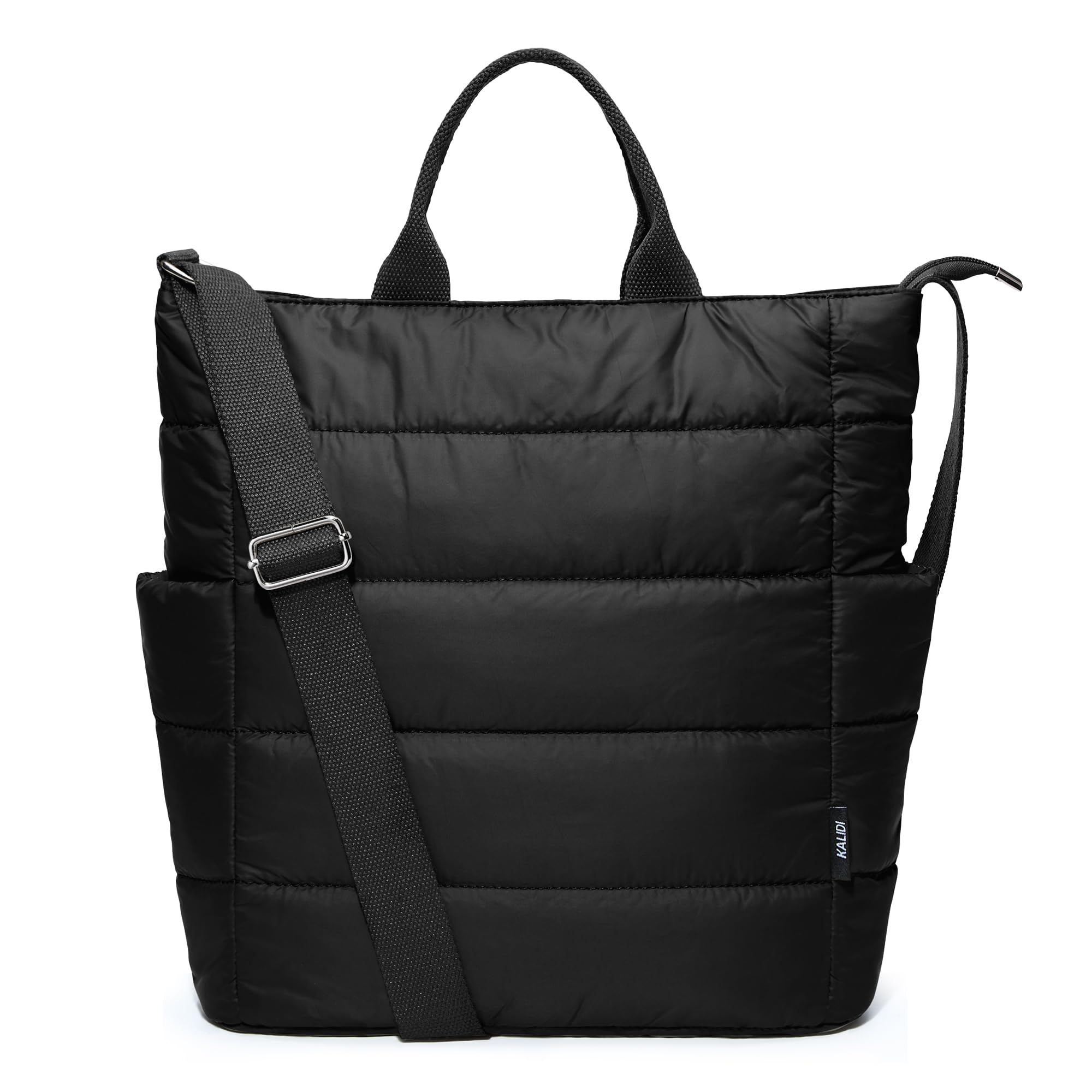 KALIDI Pikowana torba na ramię, puffer hobo, torba na laptopa, odporna na zachlapanie, crossbody, zamek błyskawiczny, torba na ramię, duża, na co dzień, do pracy, na co dzień, damska