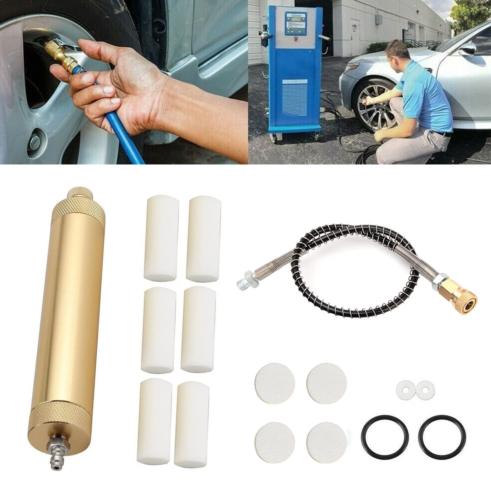 Filtro per compressore d'aria, filtro per acqua e olio con tubo ad alta pressione, pompa per filtro dell'aria PCP ad alta pressione con attacco rapido, separatore per immersioni