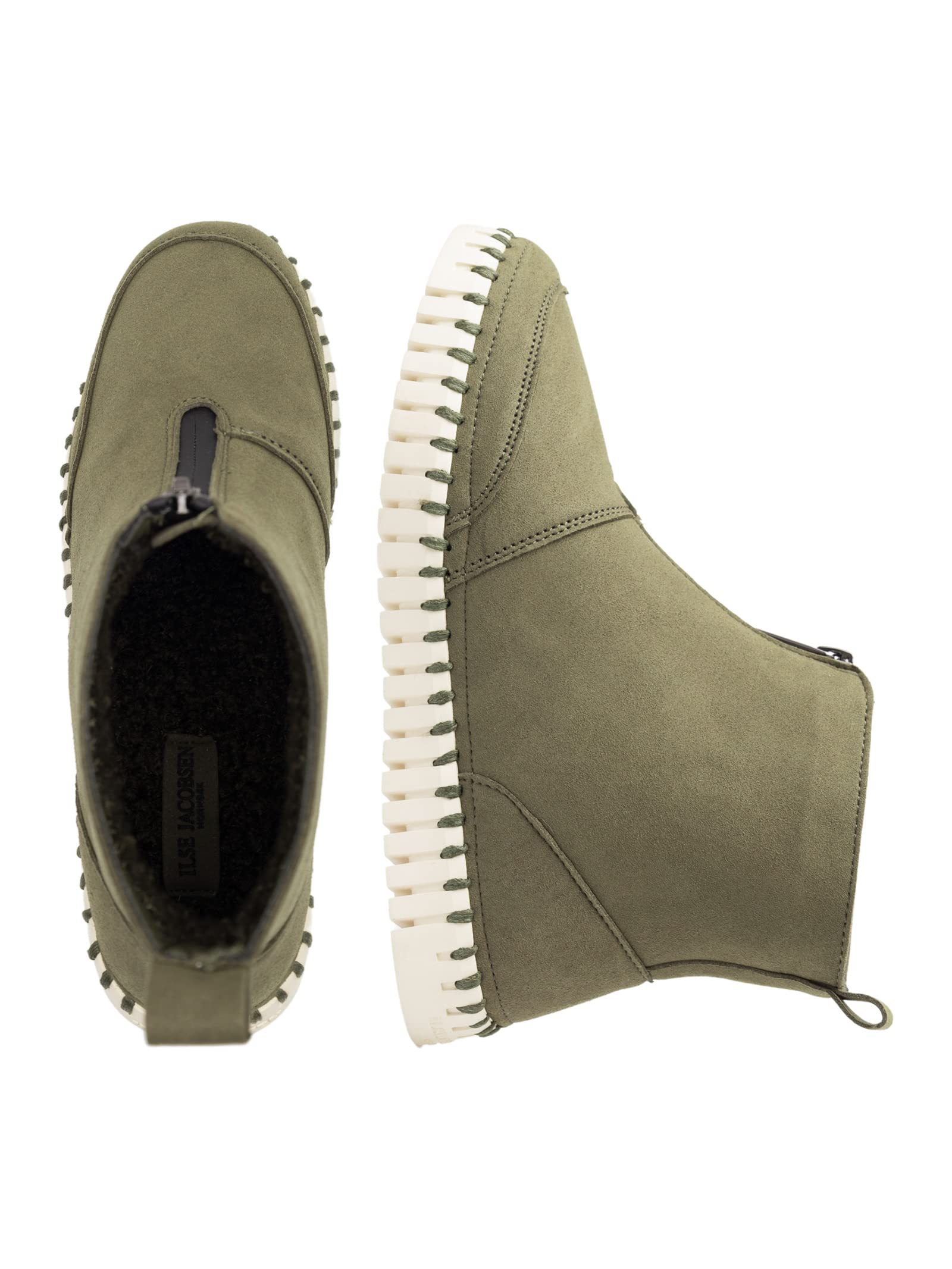 ILSE JACOBSEN Tulip 6071 Deep Olive 40 (US Women Ilse Jacobsen Women’s Size 40 Army green Slip-ons. New in box. main image 0