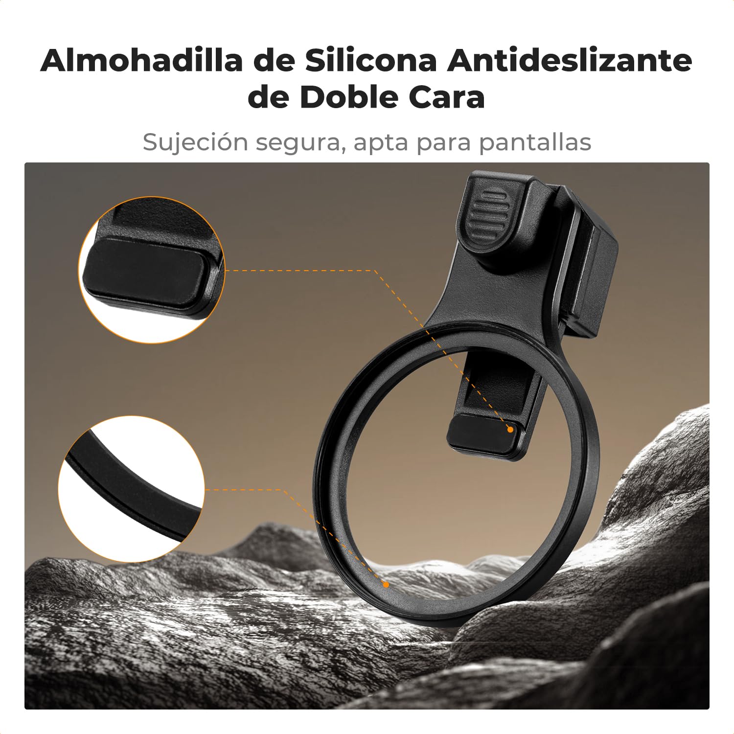 K&F CONCEPT 58mm Kit de Filtros para Teléfono ND2-32, Filtro de Densidad Neutra Multicapa, Compatible con iPhone 17/16/15/14/13/12, 16/15/14/13/12 Pro y Pro MAX, Samsung