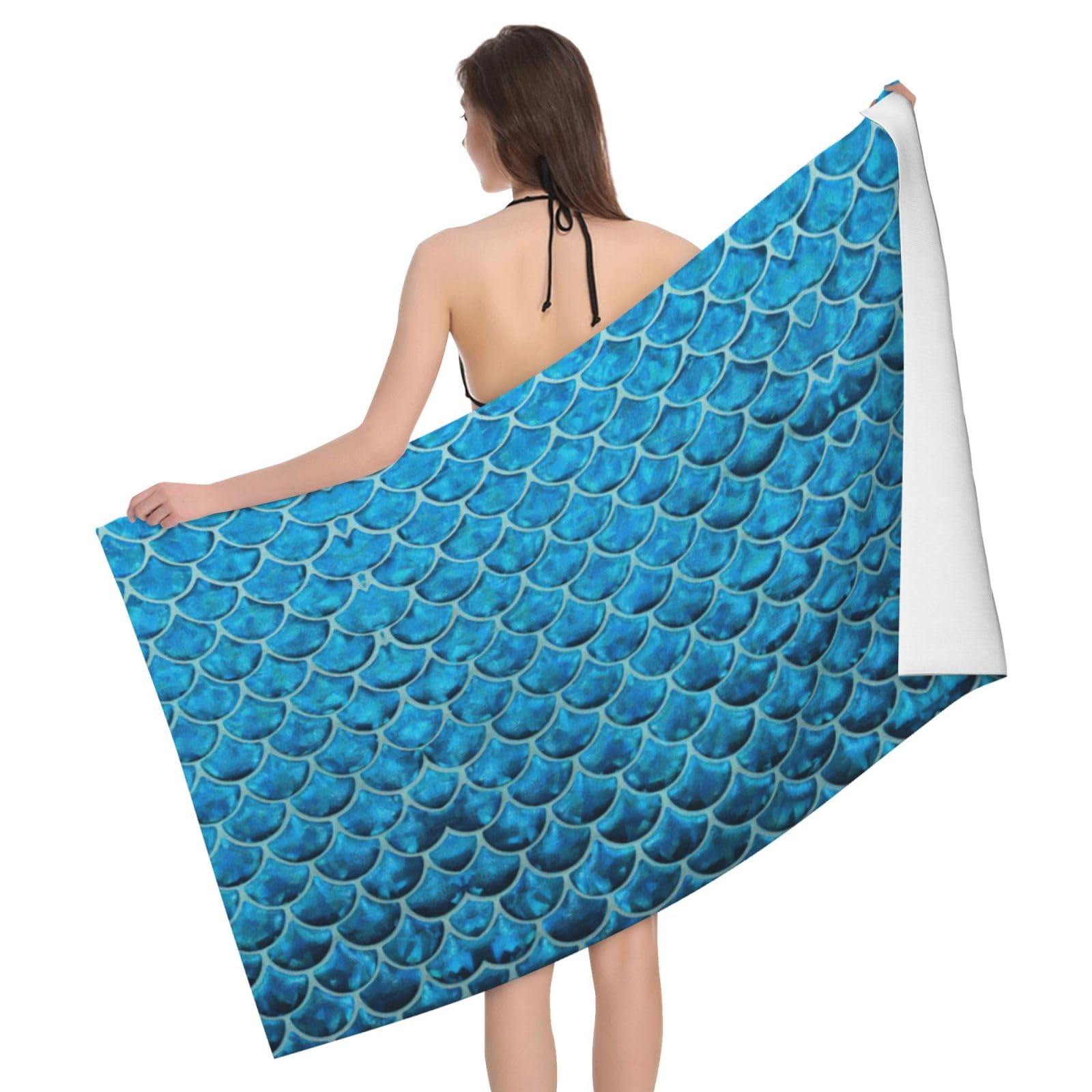 Serviette de bain en microfibre imprimée pour la plage, la piscine et la maison