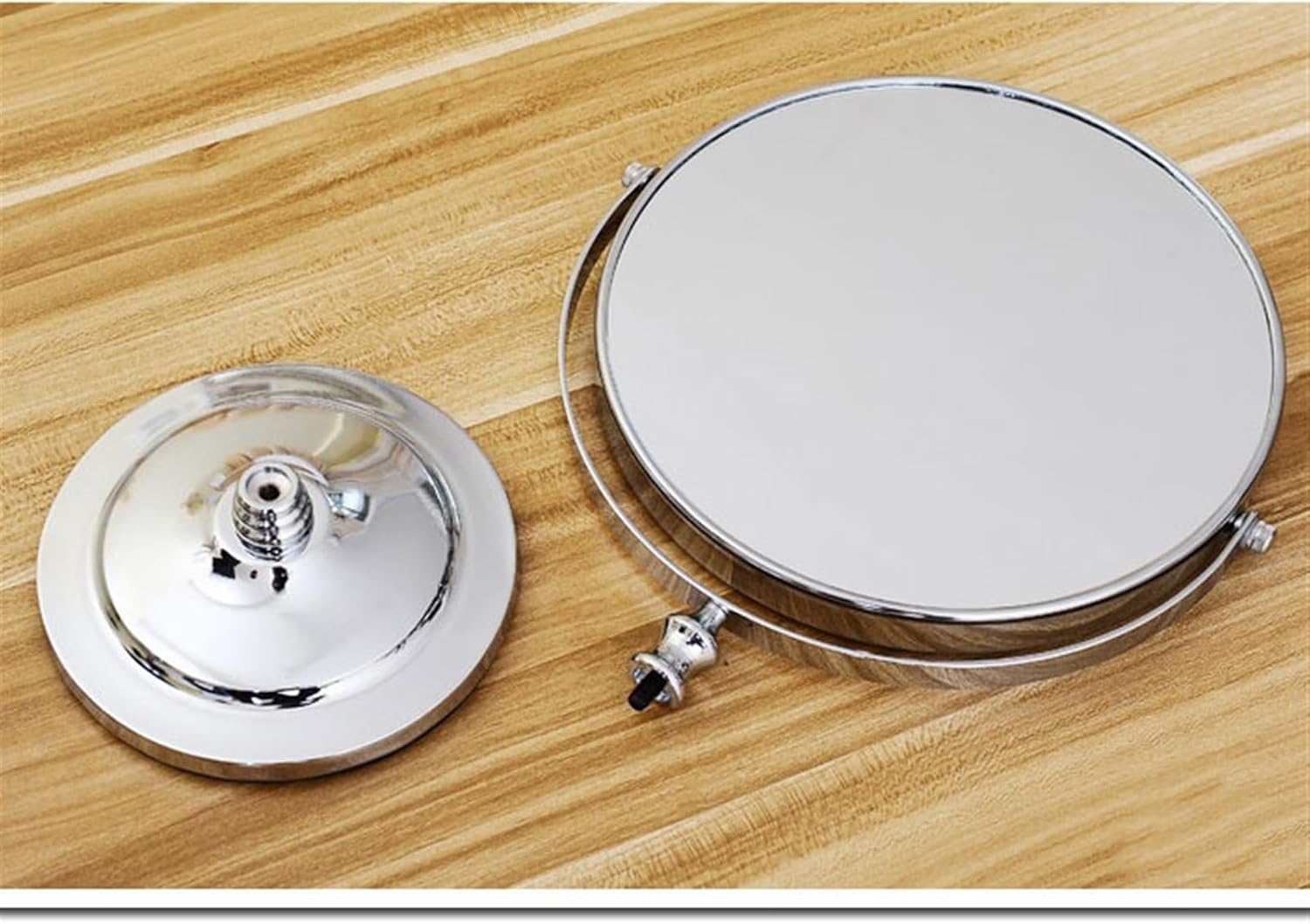 Makeup Mirror High-Grade Metal Cosmetic Mirror Desktop Girls Dormitory Makeup Mirror Simple Jewelry Store Special Mirror Beauty Mirror