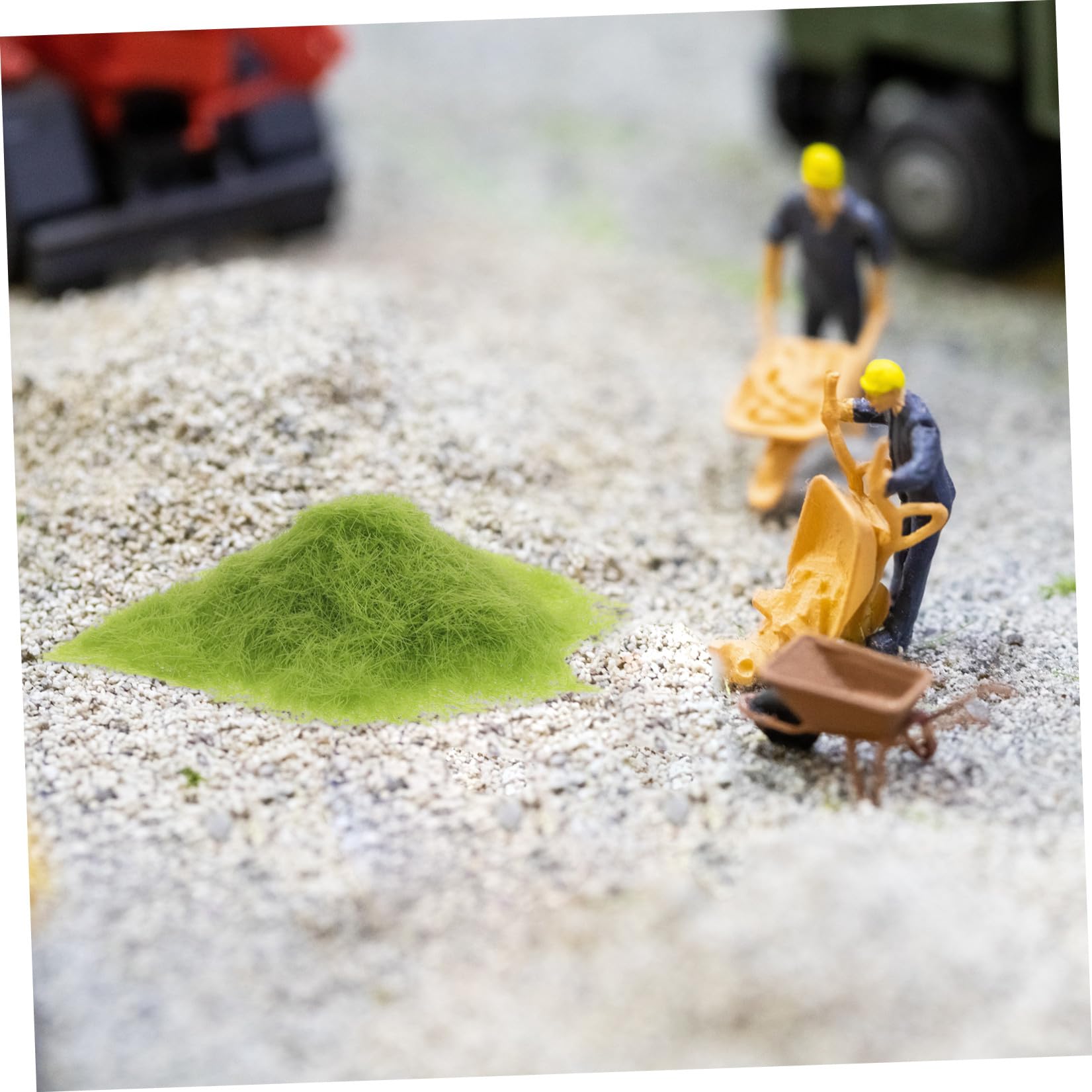 Künstliches Moos 300g aus Nylon mit Realistischer Textur für Bastelarbeiten | Grün, für Pflanzgefäße und Aquarium, Vielseitige Deko für Indoor Szenen