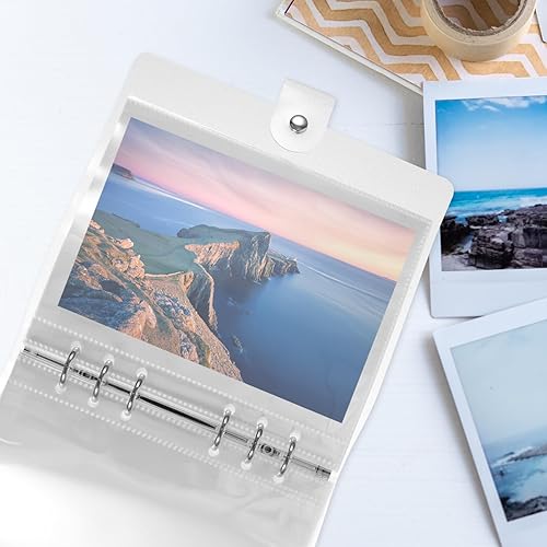 Miniatura 7 de NUOBESTY Álbum para fotos Álbum para fotos Álbum de fotos Libro portátil Soporte de fotos Álbumes de fotos Álbumes de fotos Álbum protector Álbum de