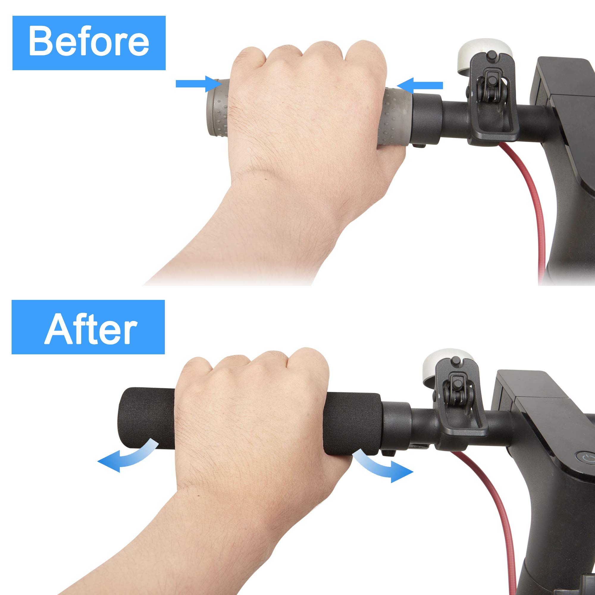 Ulip Electric Scooter Handlebar Extender Handle Bar Grips