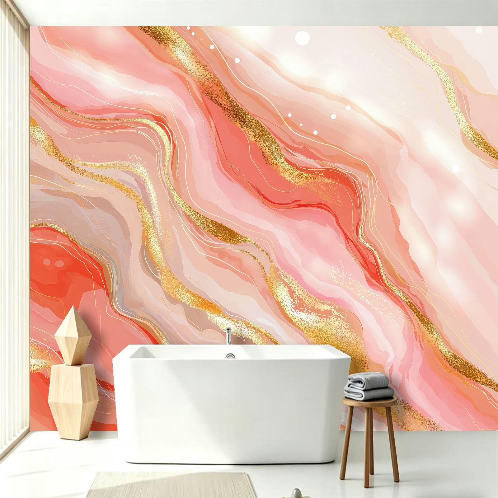 Fototapeta nowoczesna, abstrakcyjna, fluid 200 x 140 cm – XXL tapeta ścienna, odporna na promieniowanie UV, tapeta z włókniny, do salonu, sypialni, pokoju młodzieżowego, biura, korytarza, dekoracja