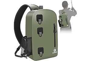 PLUSINNO Waterproof Fishing Sling Pack
